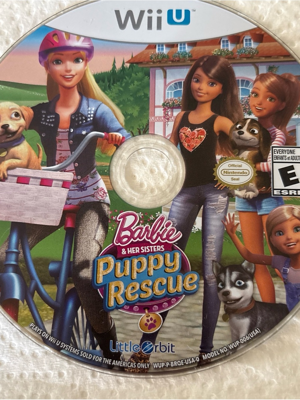 Barbie & Her Sisters: Puppy Rescue WiiU disc only
